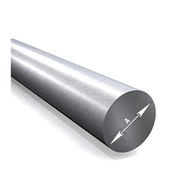 Barre ronde plein aluminium 1 mètre Barre ronde plein aluminium