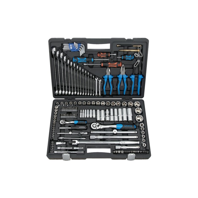 Coffret à douilles et outils 143 pièces LICOTA